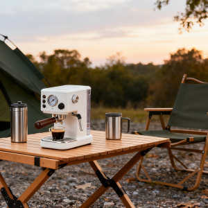 Coffee Machine Usage Scenario - Camping